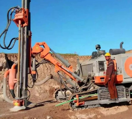 Hydraulische Roterend droeg Mini Piling Rig Driving Machine 90140mm Dia
