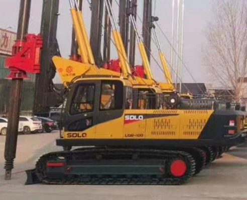 20m Kruippakje zette Roterend Boorrig piling machinery op