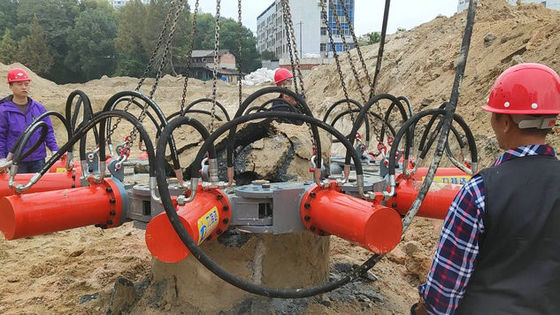 Ronde Concrete Hydraulische de Stapel Hoofd Brekende Machine van de Stapelbreker